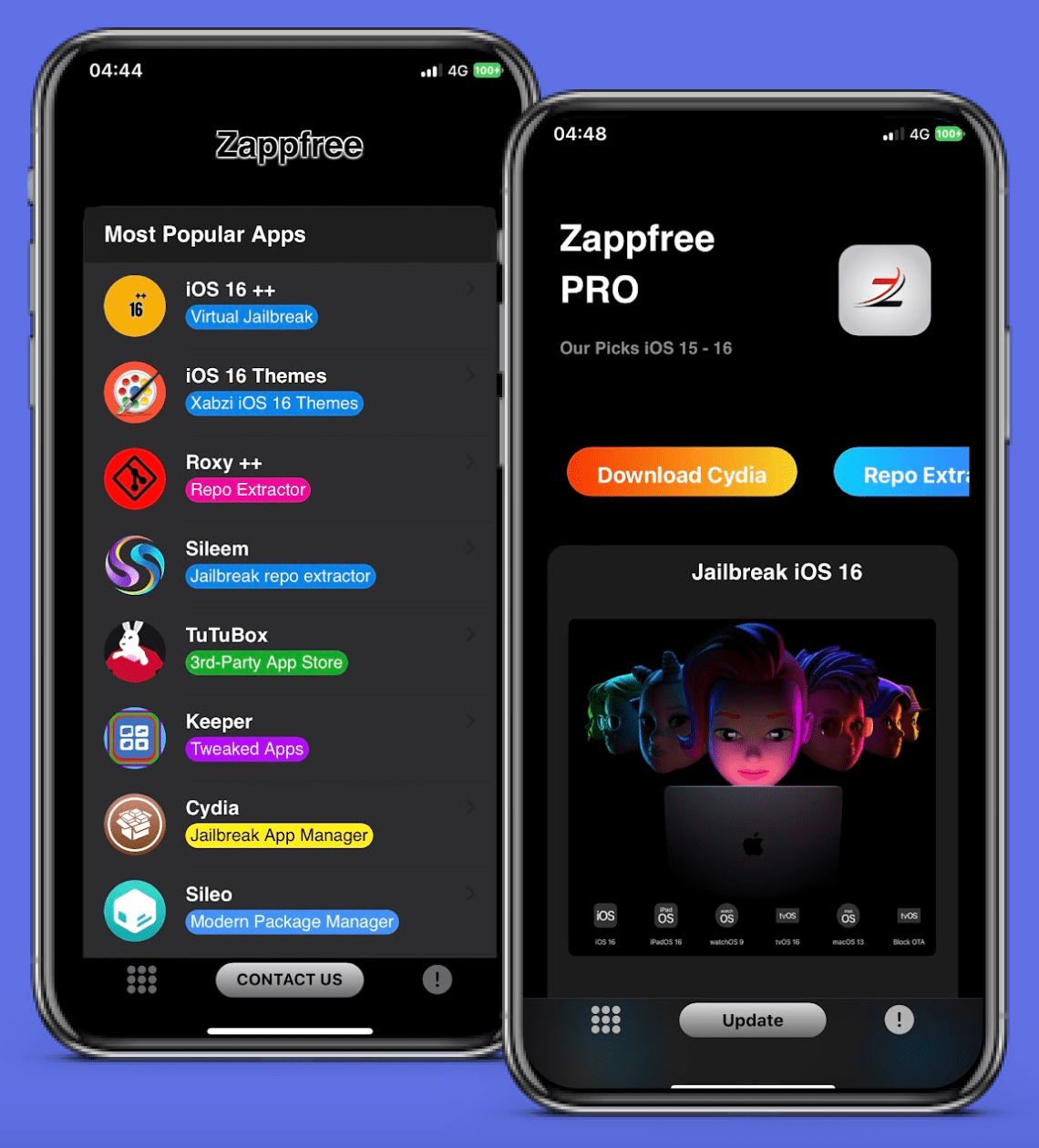 Zappfree - Best Jailbreak App Store
