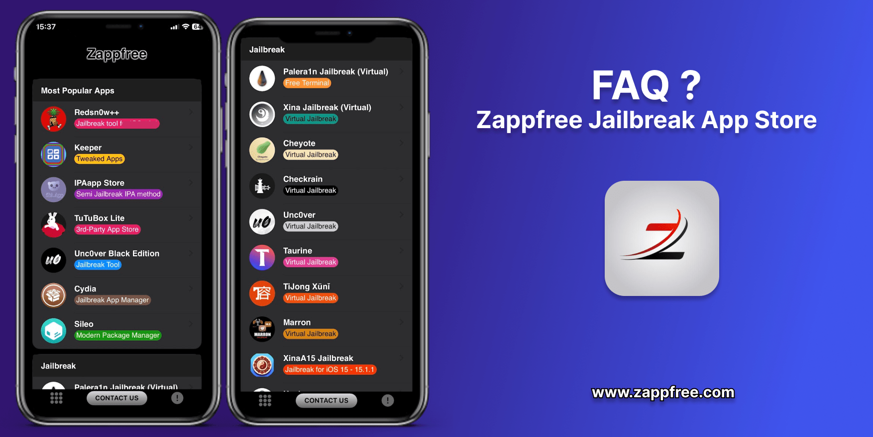 Zappfree Jailbreak App Store FAQ