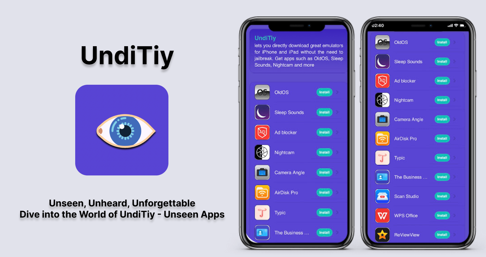 UndiTiy - Unseen Apps