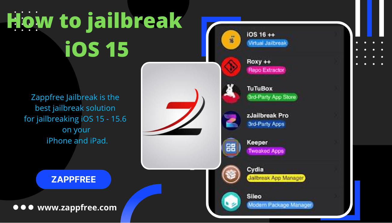 Zappfree for iOS 15 Jailbreak