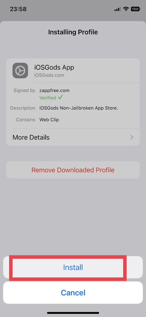 How To Install iOSGods App - Step 7