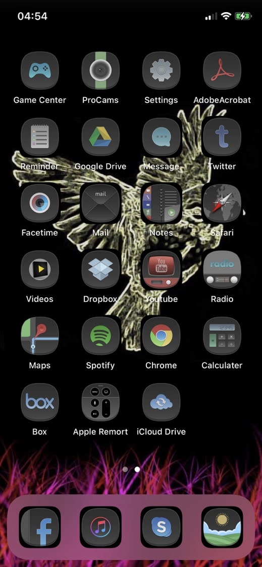 Darkmoon iPhone Themes