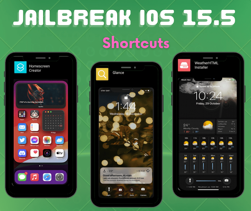 zShortcuts for jailbreak iOS 15.5