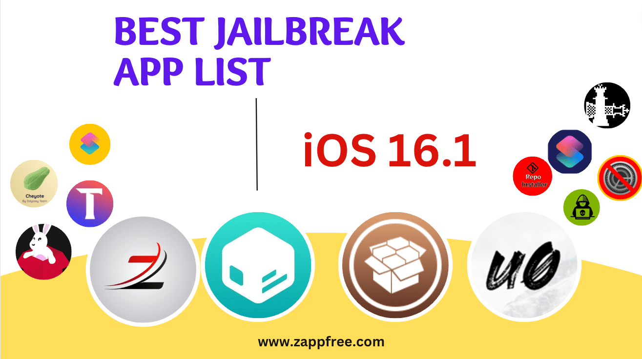 iOS 16.1 - iOS 16.1.2 Jailbreak Apps