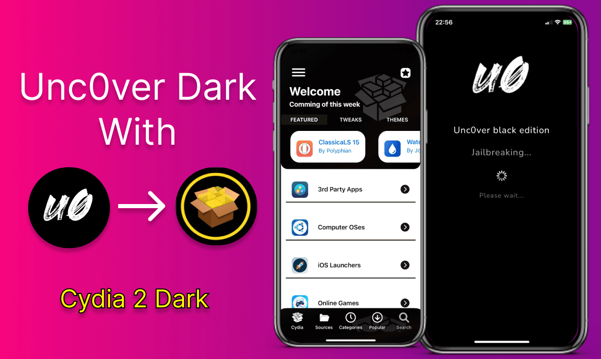 Unc0ver Black Edition for iOS 16.3 & 16.3.1 Jailbreak 