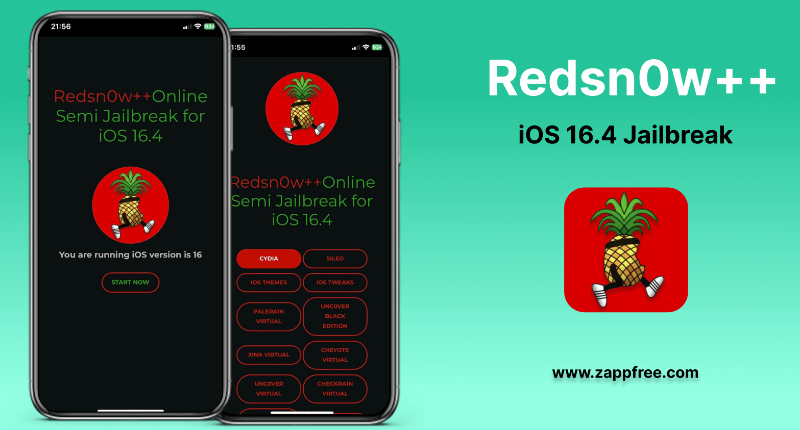 iOS 16.4 and 16.4.1 jailbreak with Redsn0w++