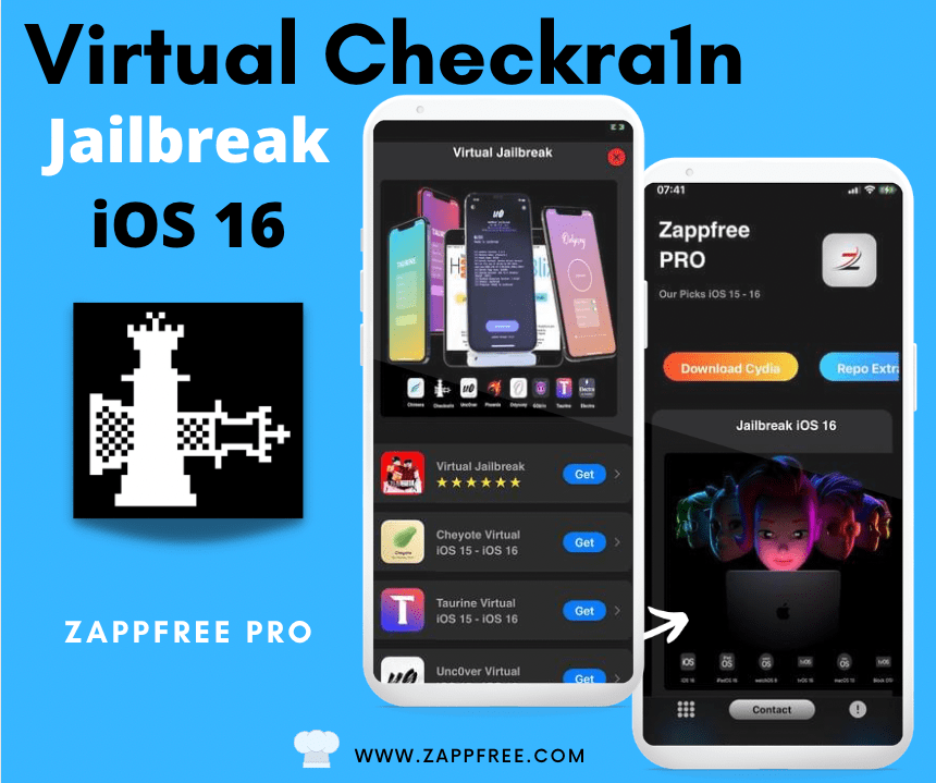 Virtual Checkra1n Jailbreak for iOS 16 - 16.0.3